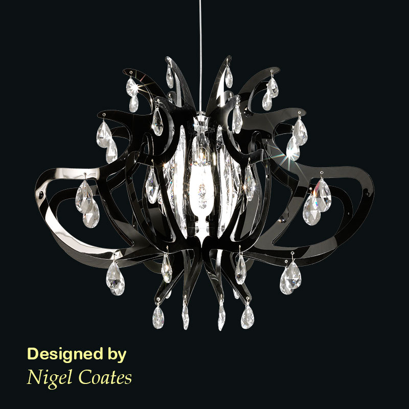 dizajnerski polilej e27 lillibet black