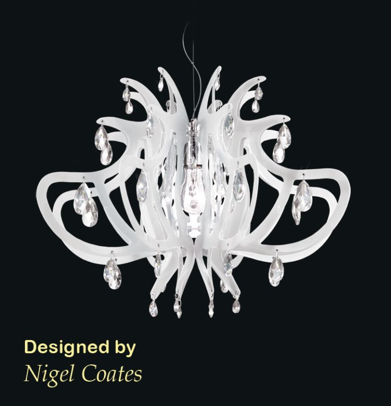 dizajnerski polilej e27 lillibet White