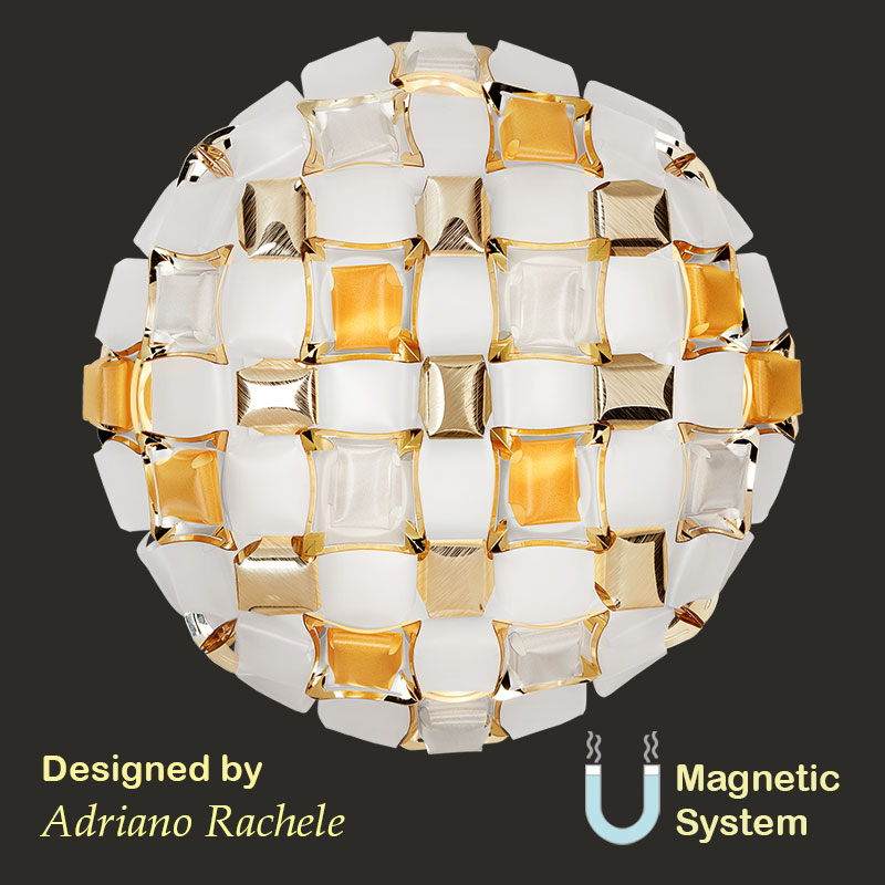 dizajnerski plafon e27 mida l amber