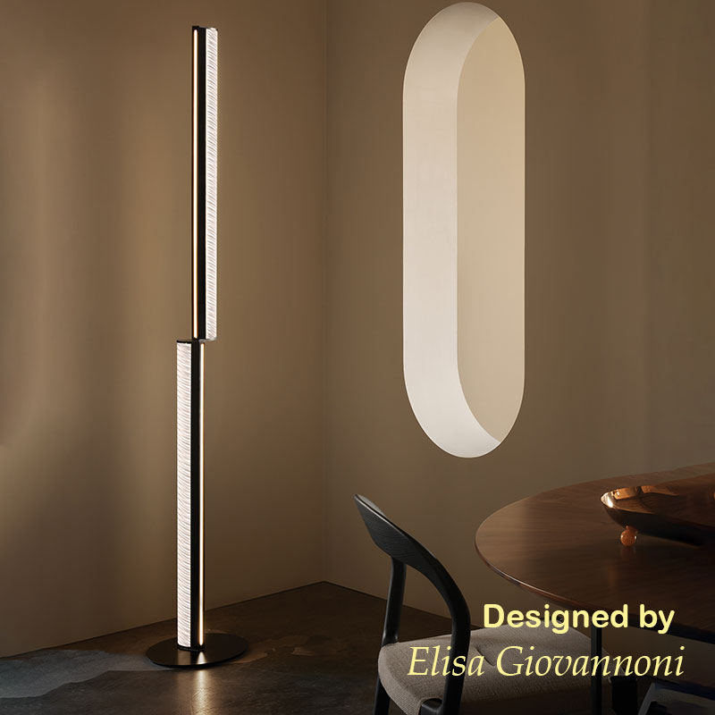 dizajnerski lampion 3000k modula black plisse