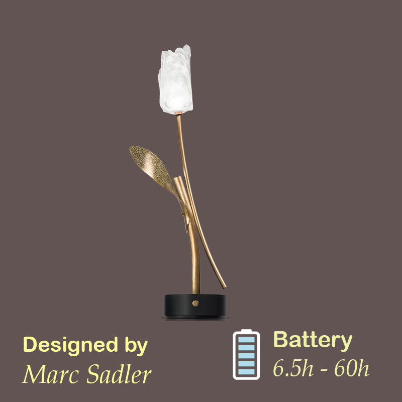 dizajnerska nastolna lampa 3000k tulip