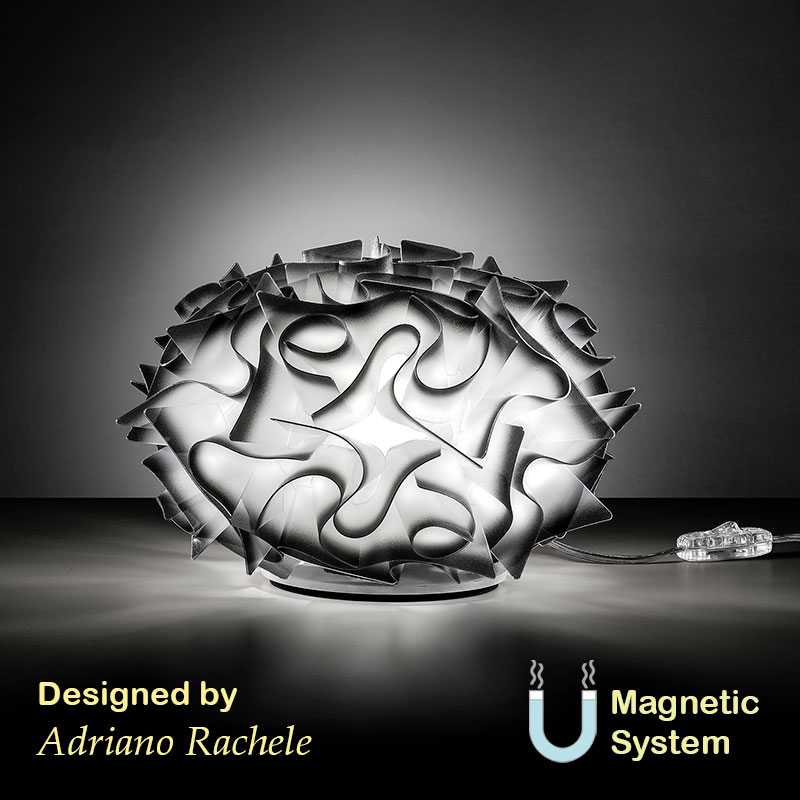 dizajnerska nastolna lampa e14 veli black