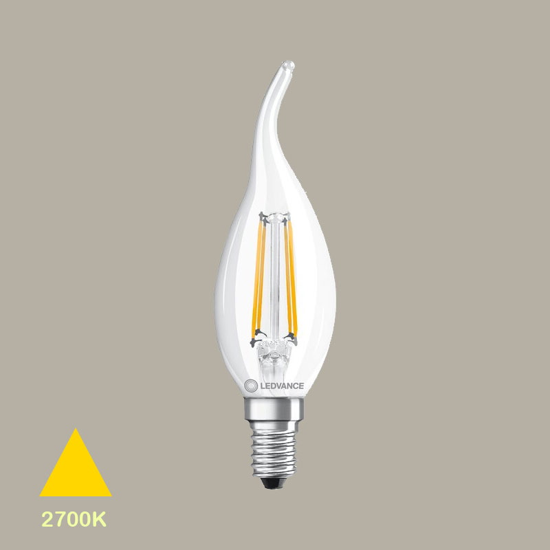 led krushka fil 4W 2700k e14