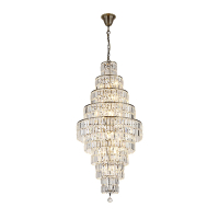 luksozen polilej s kristali na etaji empire Art.No.1500-13AB