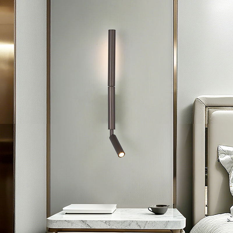 led lampa za stena za spalnq architect