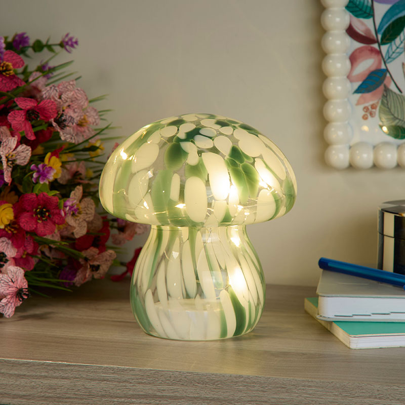 dekorativna nastolna lampa mushroom