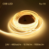 LED COB лента 10.5W/m 24V 3000K, 10m